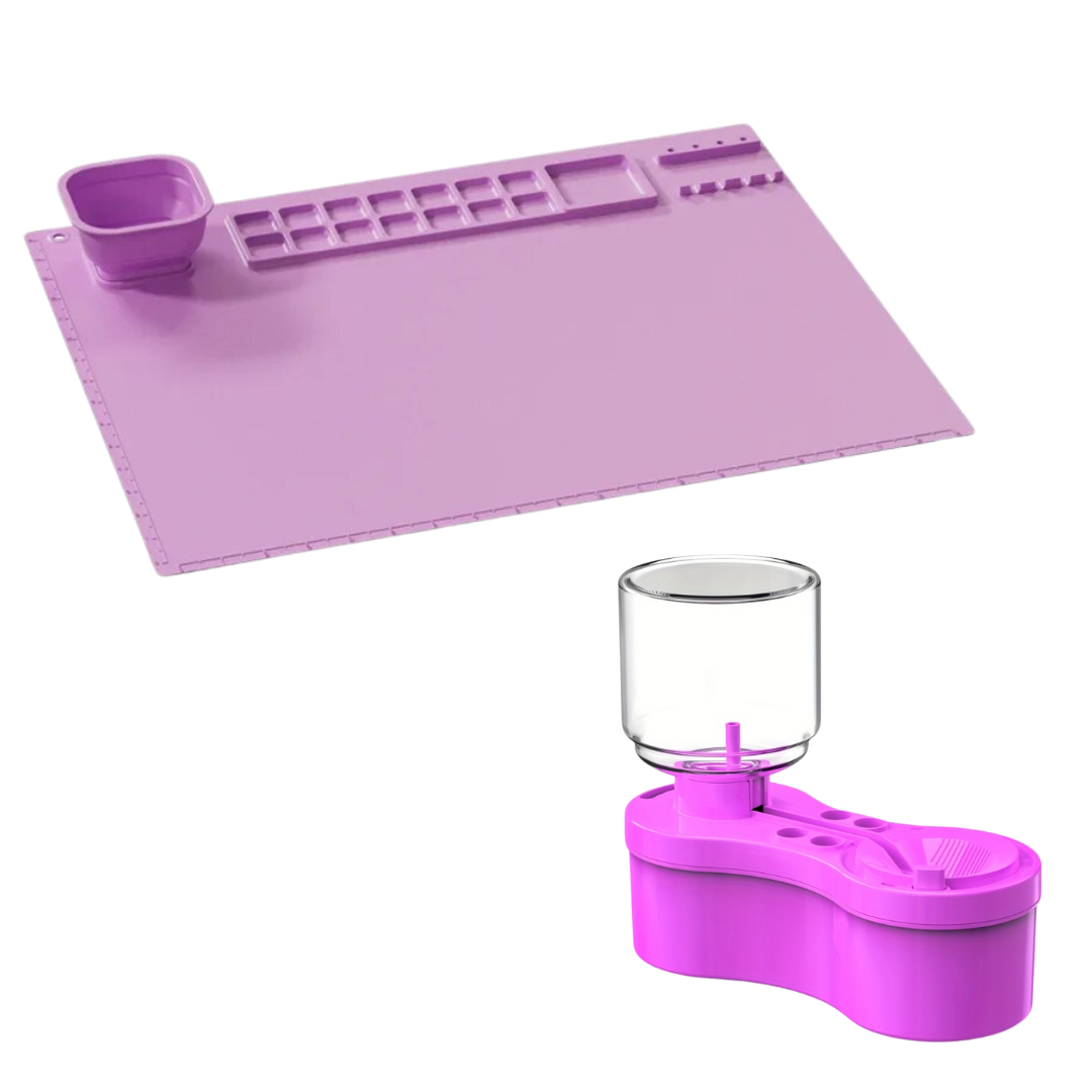 Mat + Limpia pincel - Color a elección