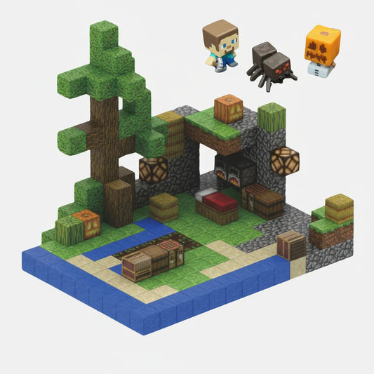 Bloques magnéticos 212 piezas + 6 Figuras al azar